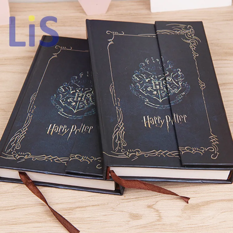 

Action figure New Planner Magic Book Harri Potter Notebook Diary With 2019 2020 2021 Calendar Retro Hard Cover Agenda Schedule