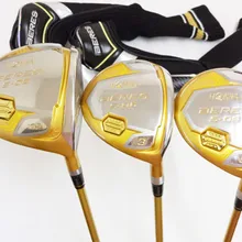 Brand New 3PCS 4 Star Honma S-06 Wood Set Honma S-06 Golf Woods Golf Clubs Driver+ Fairway Woods Graphite Shaft With Head Cover