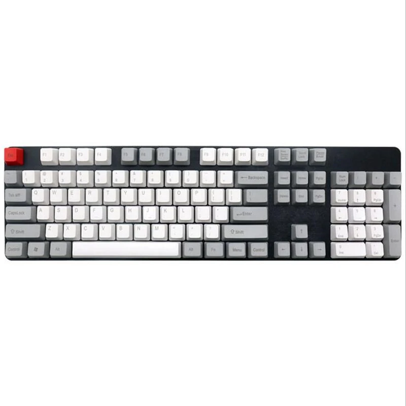 DIY клавишные колпачки pbt различные цвета выбор для вишни MX ключи для механической клавиатуры ключ крышка переключатель удалить 104 ключи
