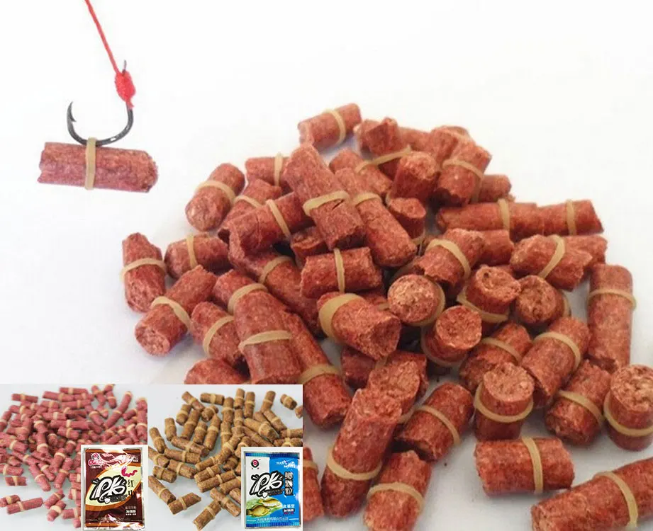 

100pcs/bag Red carp smell lure Red Grass Carp Baits Fishing Baits formula insect particle rods suit particle genera Lures