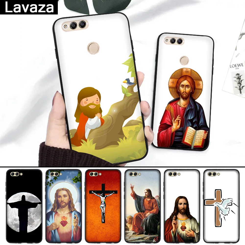 

Lavaza 47FF Amen Jesus Silicone Case for Huawei Honor 6A 7A 3GB Pro 7X 8 Lite 8X 8C 9 Note 10