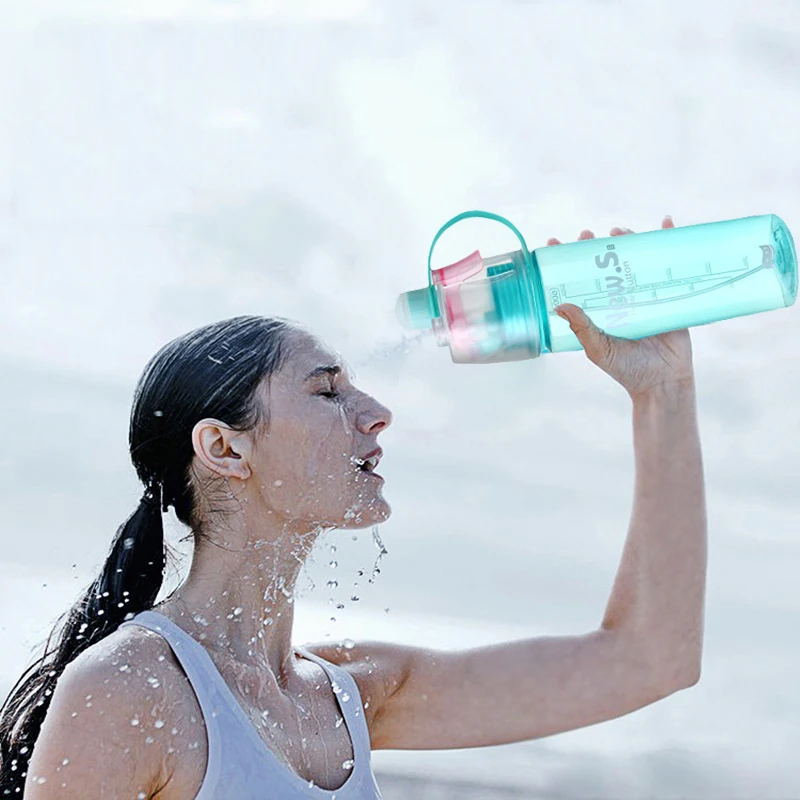 Новое Прибытие Спорт Спрей бутылка для воды Бутылки Воды Новый. B Движение