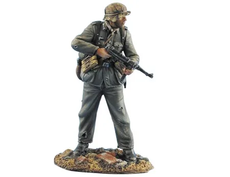 1/35 Resin Figures Model Kits WWII German with MP40 Unassambled Unpainted-527