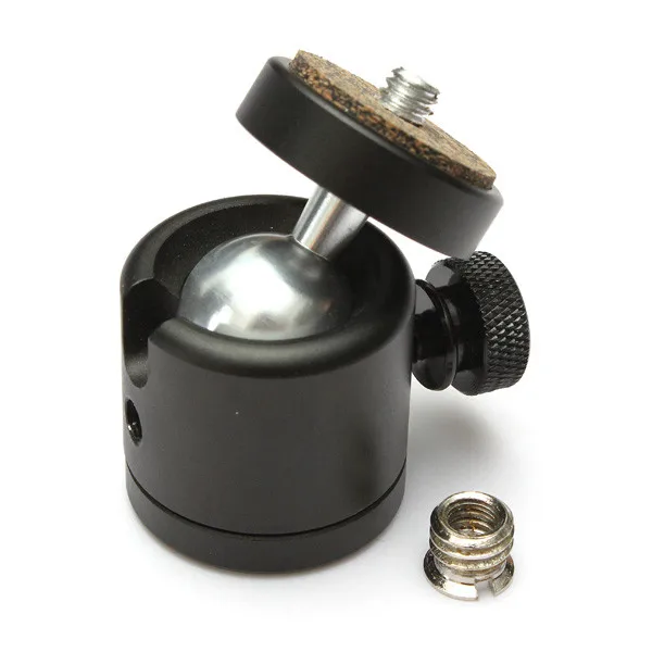 1/4 Screw 360 Swivel Mini Ball Head Mount for DSLR Camera Tripod