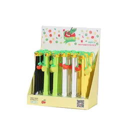 Снятие Стресса Kawaii милые фрукты Emoji гелевая ручка желе цвет обычные ручки для детей подарок Papeterie офис школы питания