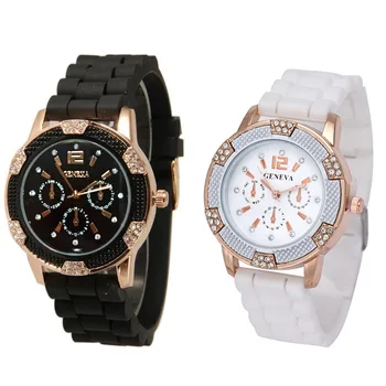

New 2020 Fashion Gofuly Unisex Quartz watch casual men women Crystal Analog wristwatch Sports Watches Silicone watches relogios