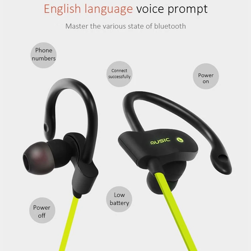 wireless bluetooth headset with mic
