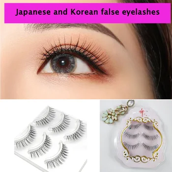

3 pairs Japanese sharpening series Hot sale 3D silk synthetic faux mink lashes false premium silk eyelash
