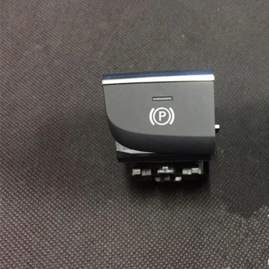 chrome Electronic Handbrake Switch Parking Hand Brake Button FOR AUDI