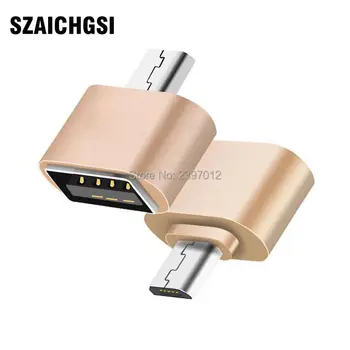 

SZAICHGSI Mitifunction Mini Micro USB OTG Adapter 2.0 Converter for Samsung Android OTG Cable Reader wholesale 200pcs