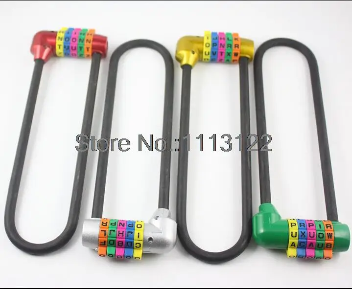 Extended Long Bar English Letter Password lock Long anti-theft Combination lock DIY Password Lock for bicycle 1 pc Extended Long Bar English Letter Password lock Long anti-theft Combination lock DIY Password Lock for bicycle 1 pc