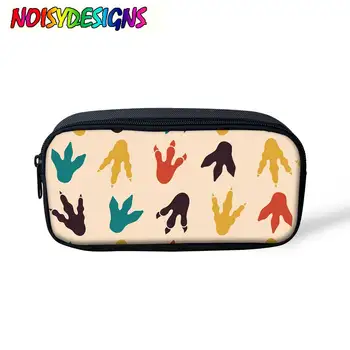 

3D DIY Jurassic World Dinosaur School Student Office Pencil Case Cosmetic Bag Kalem Kutusu School Supplies Astuccio Scuola