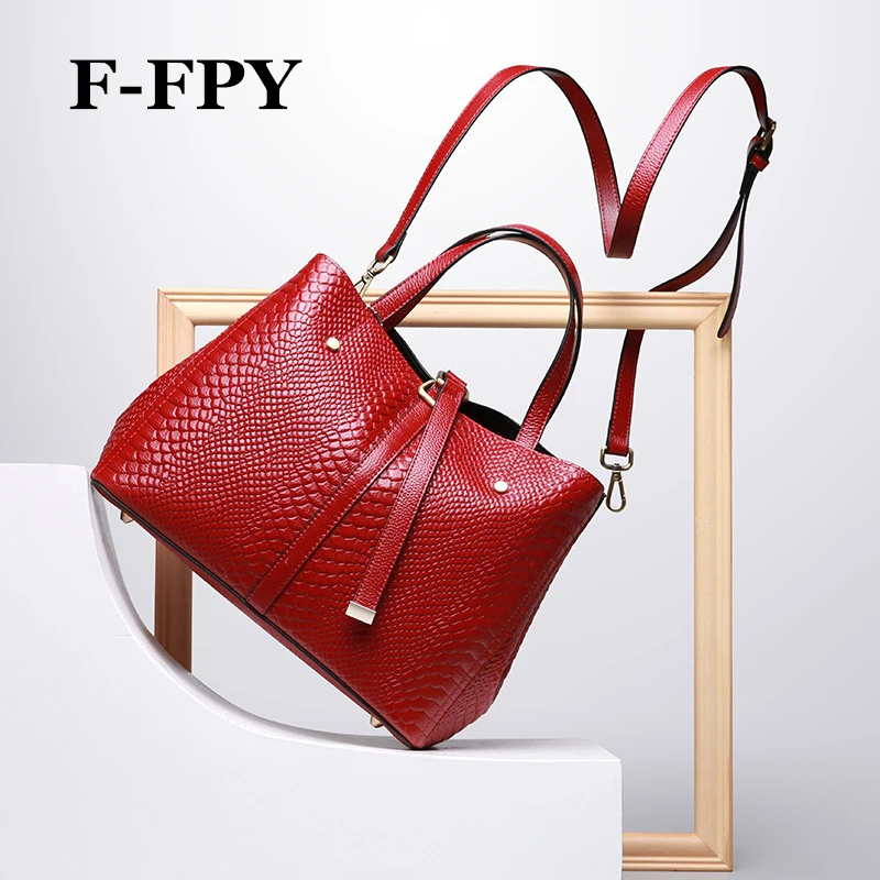 F-FPY Brand New Women Dress Handbags High Quality Genuine Cow Leather Office Ladies Working Shoulder Bag Female Messenger Bag F-FPY Brand New Women Dress Handbags High Quality Genuine Cow Leather Office Ladies Working Shoulder Bag Female Messenger Bag