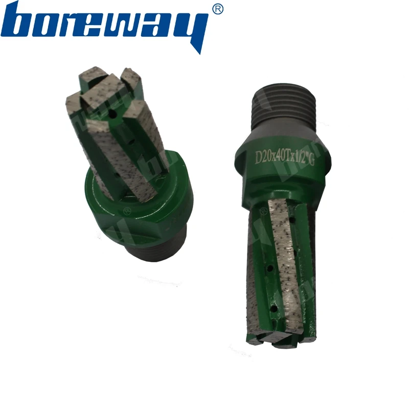 

D20*40T*1/2"G CNC Cutting Finger Bit 5+1 Segments For Stone Sink Basin Grinding
