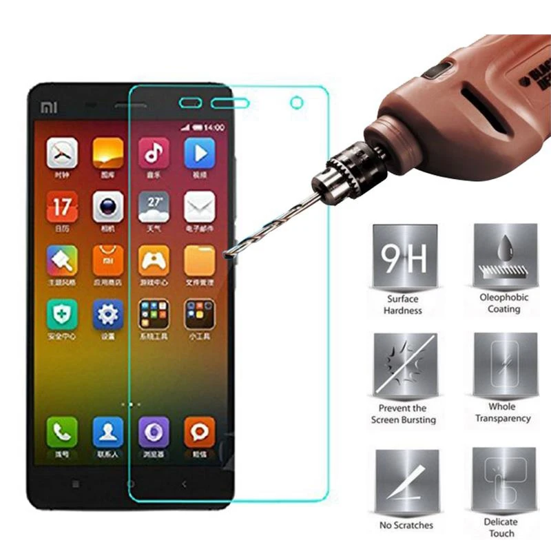 10 шт. MRGO закаленное стекло для Xiaomi Mi4 защита экрана Xiomi 9H Защитная пленка телефона
