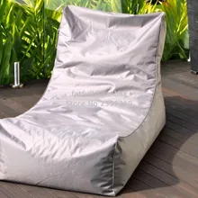 Только Чехол, без наполнителя-светло-серый мешок фасоли садовый стул, открытый гамак для патио сиденье, гостиная beanbag диванные сиденья