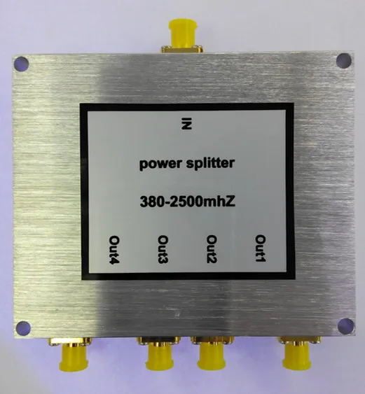 7 шт., 4-х телекоммуникационных использовать SMA Мощность сплиттер(380~ 2500 мГц), SMA Мощность делитель радио делитель частоты сплиттер для связи