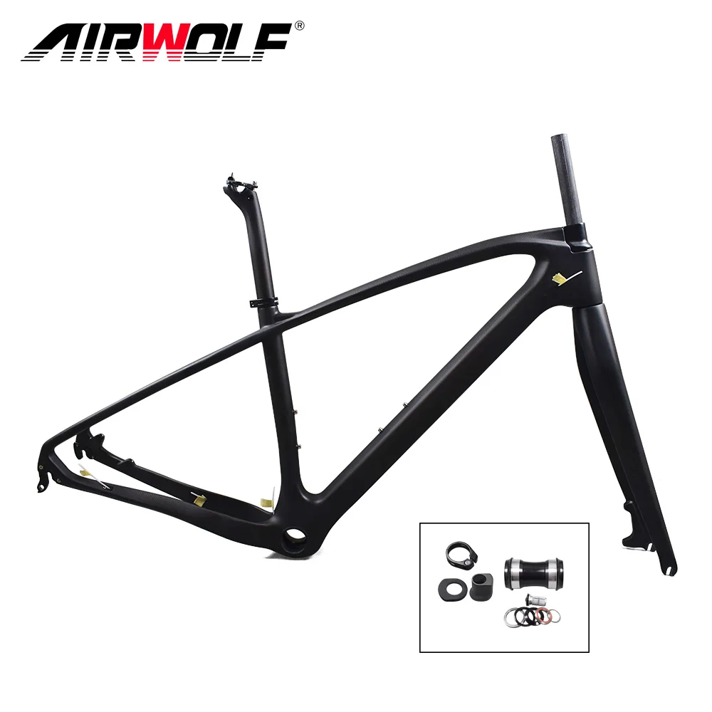 Newest carbon mountain bike frame 29er mtb with fork seatpost clamp headsets bottom bracket bicycle | Спорт и развлечения