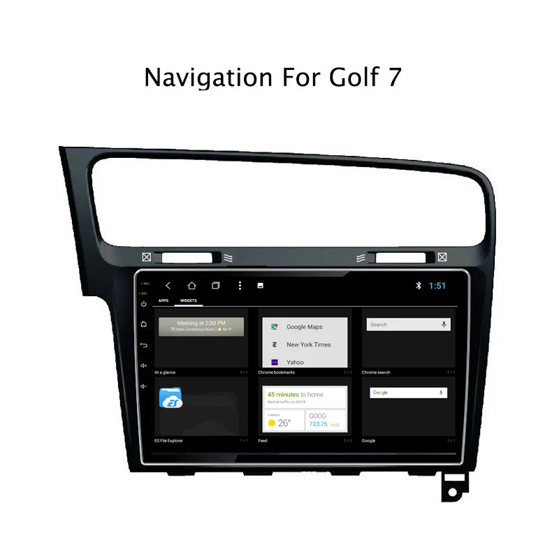Best NAVITOPIA 10.1inch 2G RAM 32G ROM Android 8.1 Vehicle Car DVD Multimedia GPS Navigation for VW Golf 7 2014 2015 2016 2017 2018 2