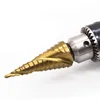 HSS Titanium Coated Step Drill Bit High Speed Steel Cone Drilling Power Grinder Tools For Metal Wood Hole Screw Reaming Cutter ► Photo 2/6