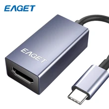 EAGET Type-c Hub To HDMI Port Converter Mini USB HUB 3.0 Portable USB Splitter 4K HD Adapter USB-C HUB For Macbook Laptop CH02