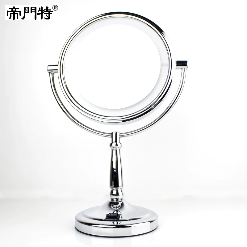 

8 inch led lighting mirror desktop double faced makeup mirror married vanity mirror 8903