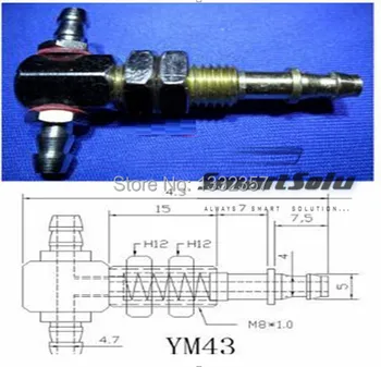 

Free shipping manipulator accessory vacuum sucker adaptor 43mm YM43 long cross type (10pcs/lot)