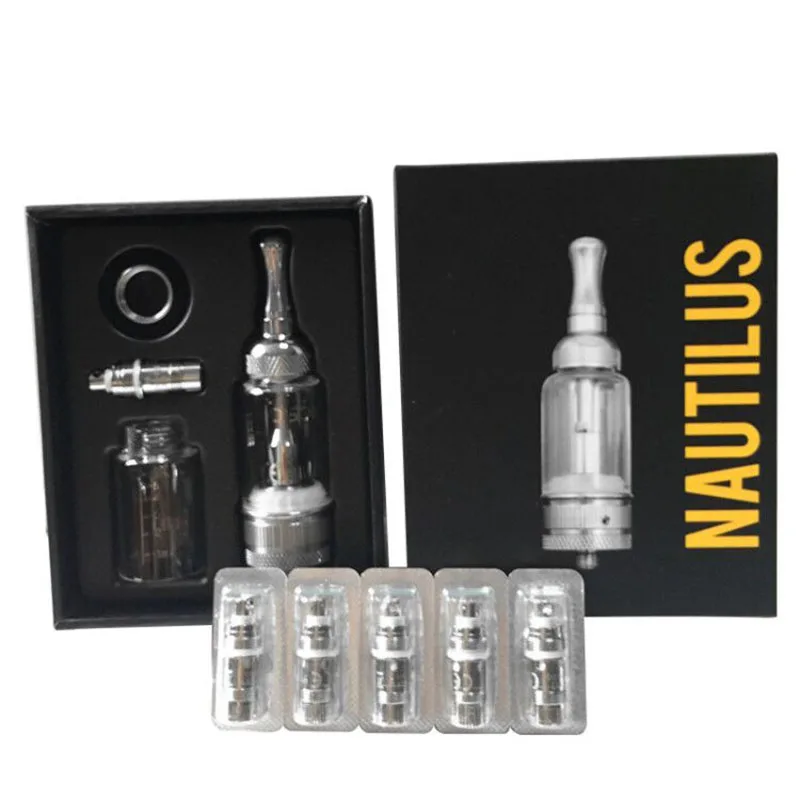 100 Original Aspire Nautilus Tank with 5 pieces of Aspire nautilus BVC coil Electronic Cigarettes VS