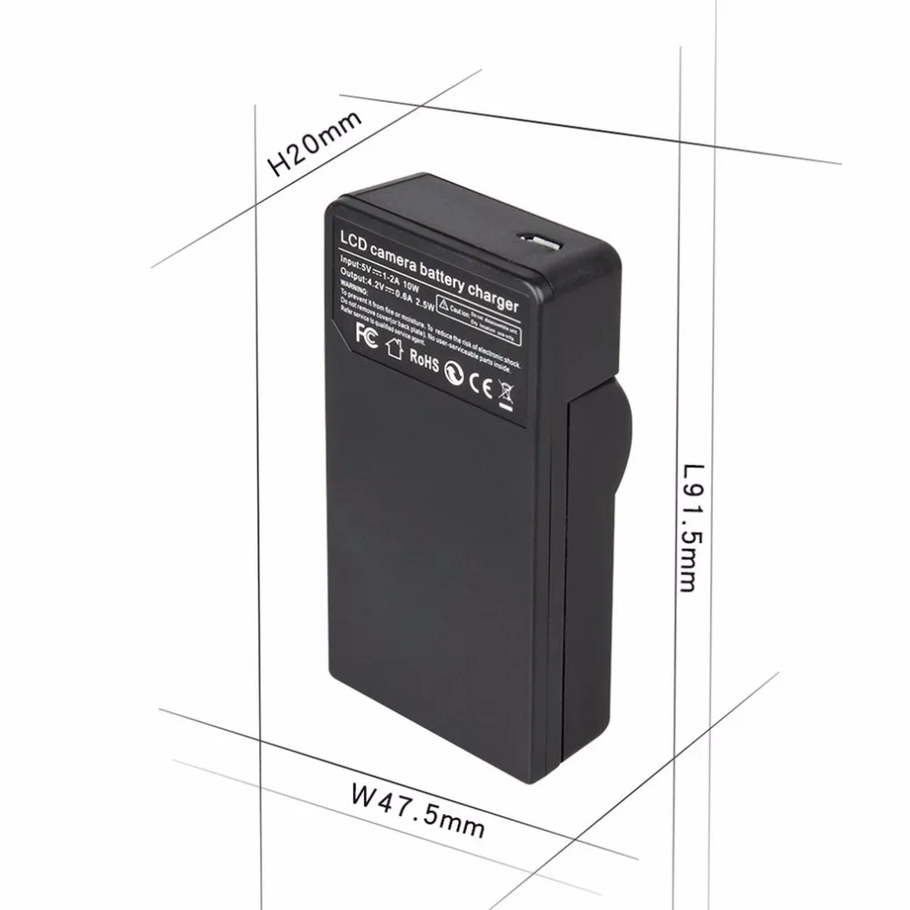 2 шт. 1600 mAh NB-6L NB 6L NB6L Батарея + ЖК-дисплей USB Зарядное устройство для Canon IXUS 310 SX275 SX280 SX510 200 105 210 300 S90 S95 SD1300