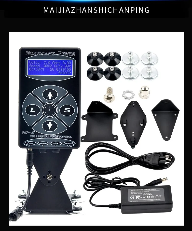

Tattoo supplies tattoo power supply rotary tattoo machine power supply kit with cord fits for all microblading machine supplies