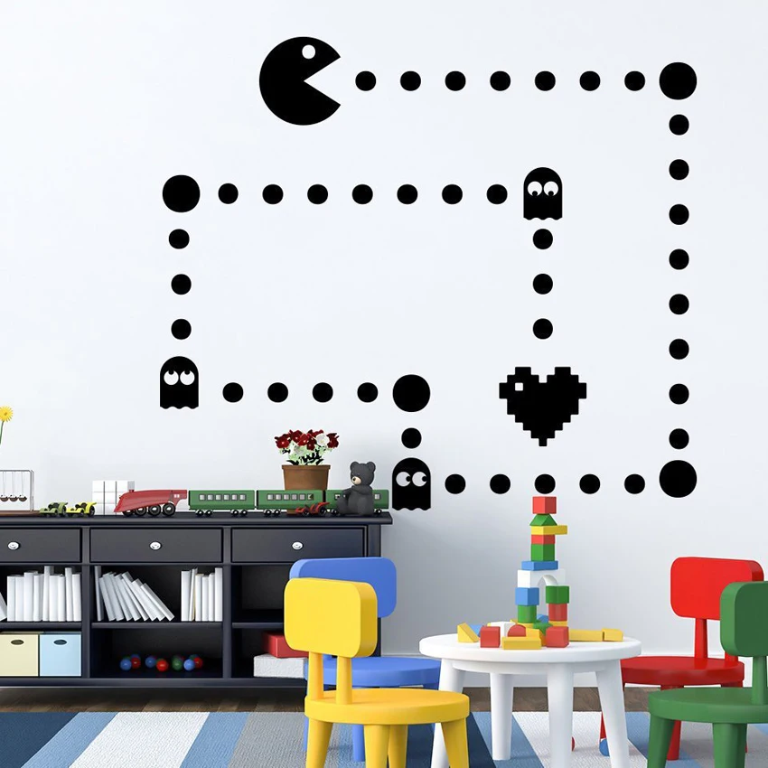 

Gaming Poster Wall Sticker Kids Room Decor Baby Playroom Bedroom Decal Video Game Art Vinyl Decoration J110