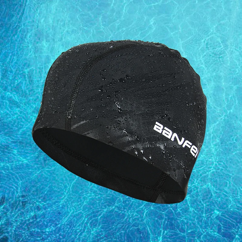 Adult Swimming Cap Waterproof Hat Men Shark Hat Scuba Diving Cap Swimming Head Cover Pool Hats