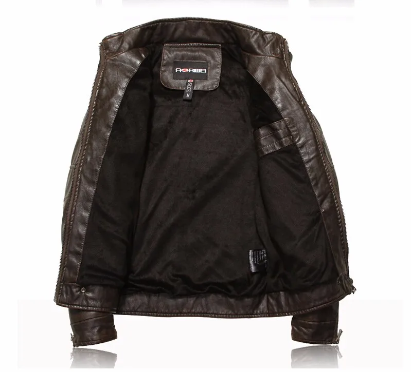 Кожаная куртка мужская Мотоциклетная Куртка jaqueta de couro masculina motoqueiro casaco мужская кожаная куртка-бомбер мужская s veste homme