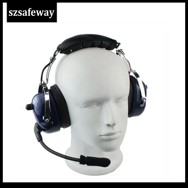 High quality heavy duty walkie talkie noise cancelling headset heaphone for baofeng UV-5R Tfor kenwood two way radio