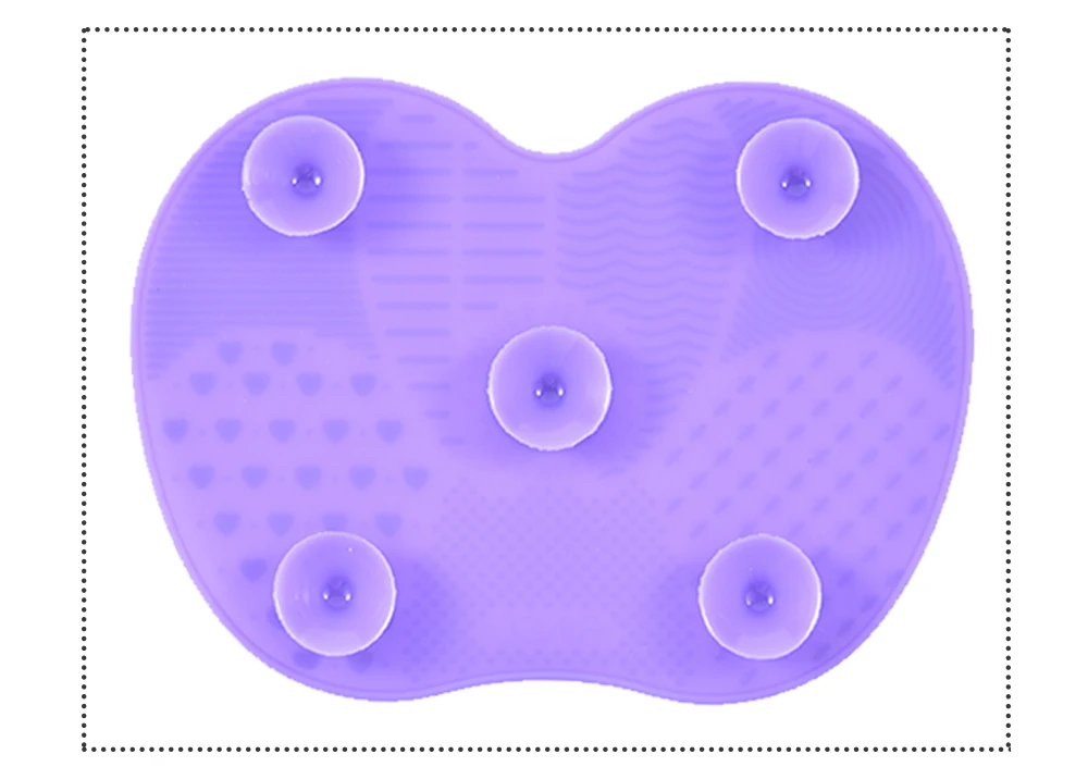 Fulljion силиконовый коврик для очистки кистей коврик для чистки основы макияж щётки промывка инструмент Косметическая щетка чистая доска 6 цветов