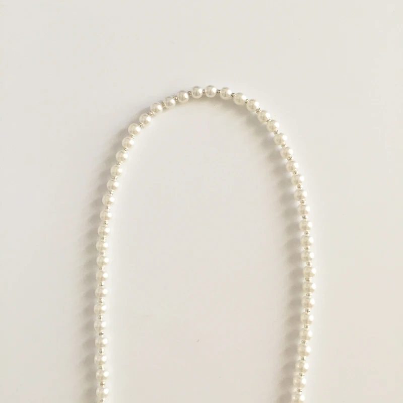 Peekaboo очки с жемчугом шнурок-цепочка держатель шейный ремень веревка для шнур для солнцезащитных очков белый
