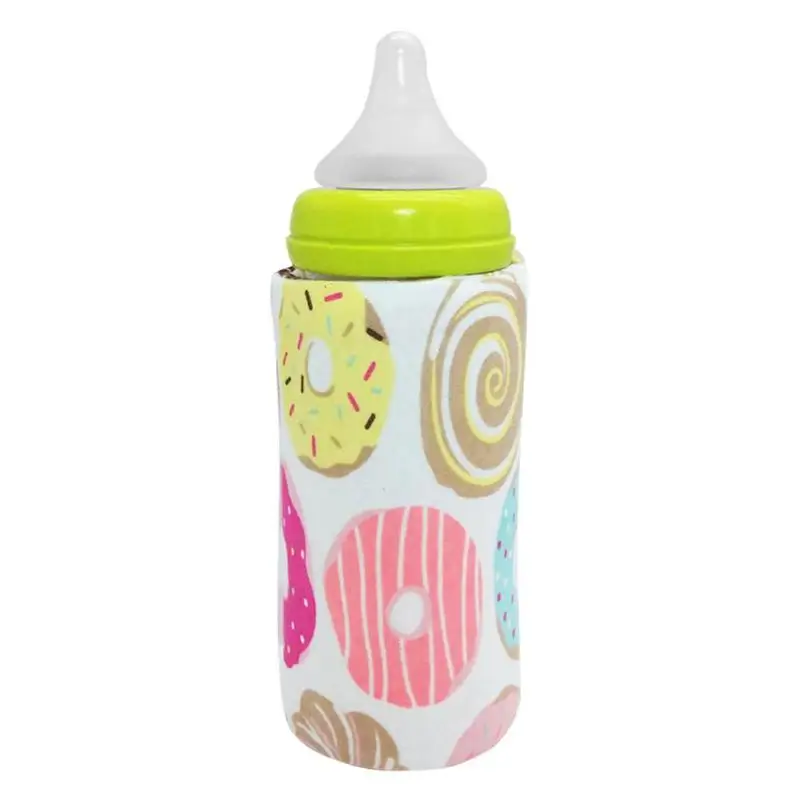 USB Baby Bottle Warmer Portable Milk Travel Cup Warmer Heater Infant Feeding Bottle Bag Storage Cover Insulation Thermostat Bags