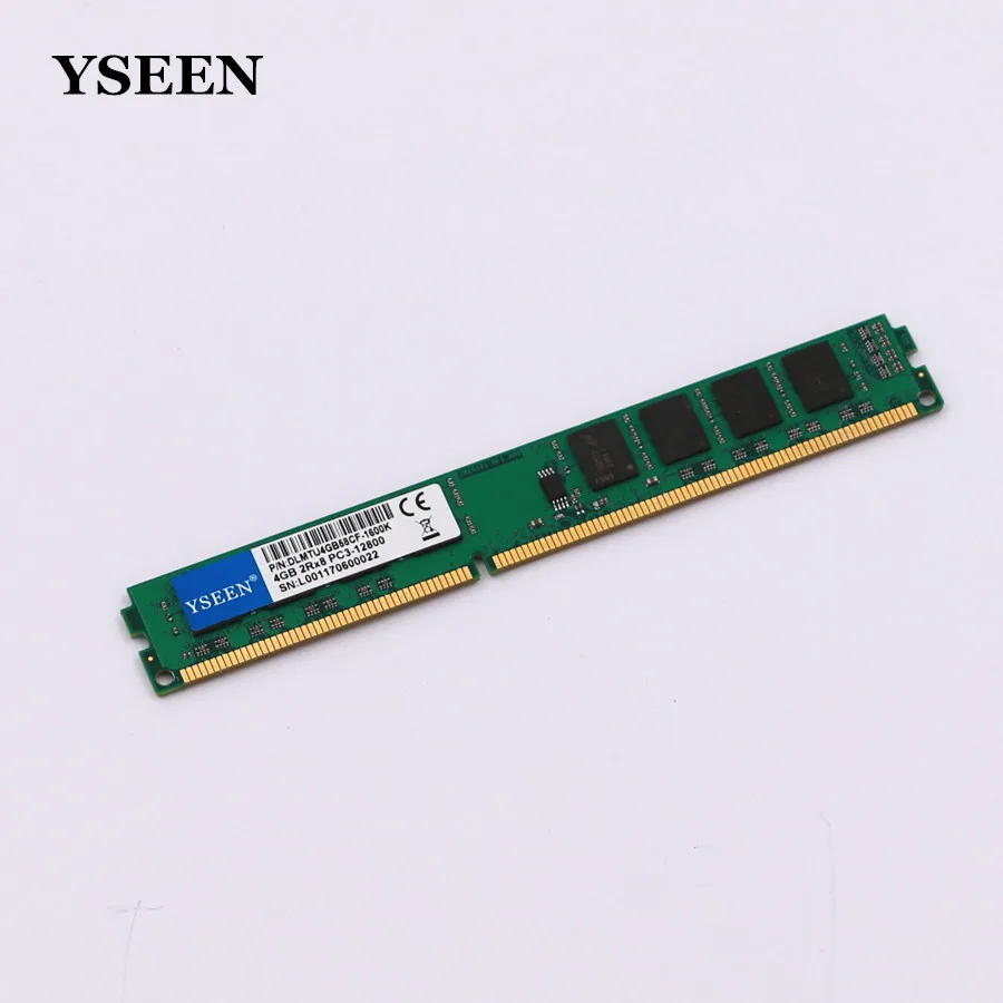 YSEEN Оперативная память DDR3 4G 1333 8G 1600 МГц память для настольного компьютера