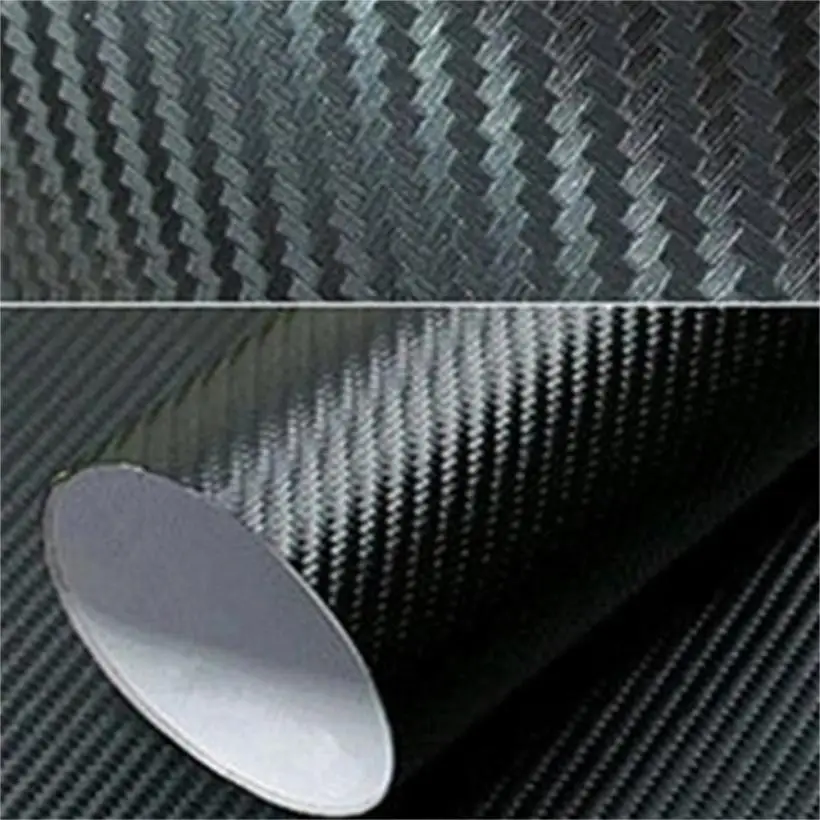 

1.27*0.3M Black 3D Carbon Fiber Vinyl Car DIY Wrap Sheet Roll Film Sticker Decal dropshipping products jue25