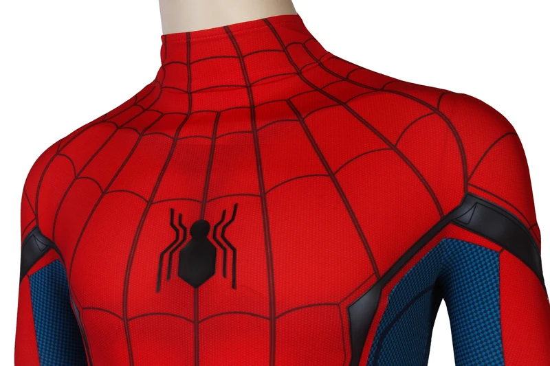 Горячие пирожки супергерой Человек-паук возвращение домой Косплей Костюм Человек-паук наряд комбинезон Хэллоуин маска наряд