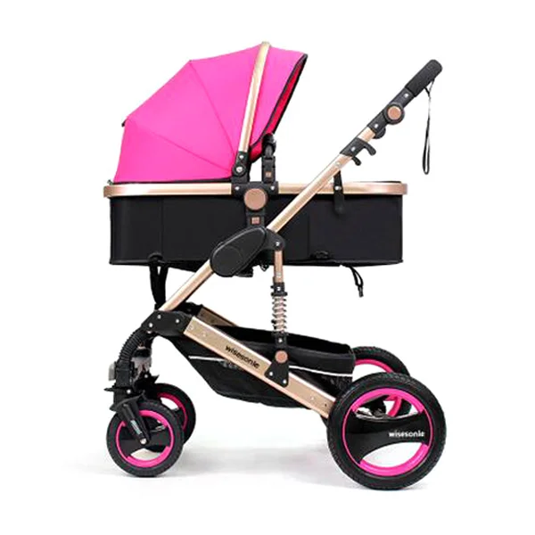 Wisesonle, детская коляска, 2в1, коляска, лежащая или амортизирующая ...