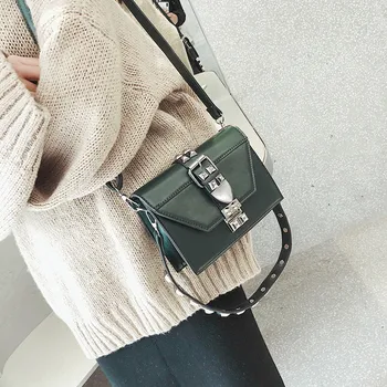 

Bags For Women 2019 Fashion Wild Simple Messenger Bag For Grils Women Wild Fashion One-Shoulder Small Square Bag K528