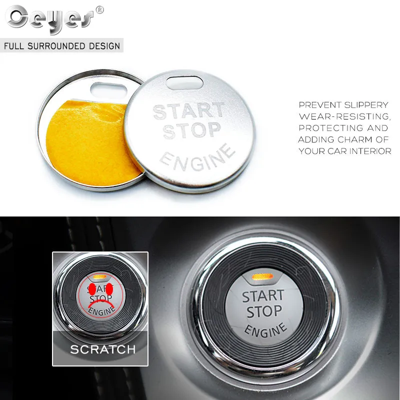 Car Start Engine Button Key Ring for NISSAN (9)