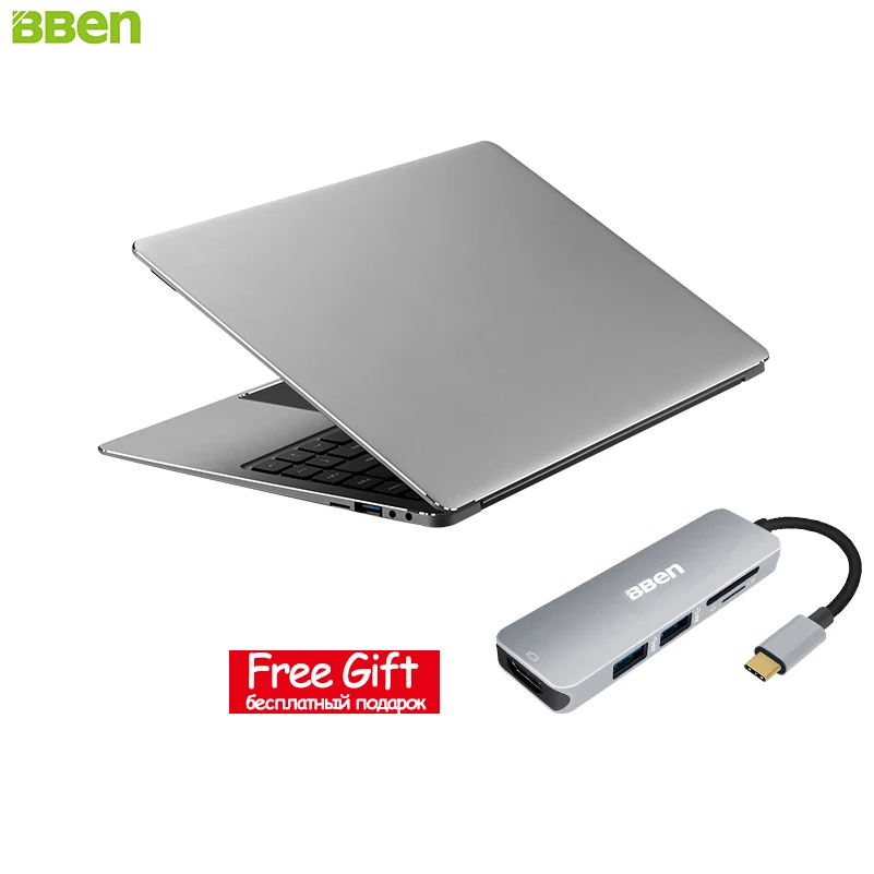 BBEN N14W нетбук для ноутбука Intel Celeron N3450 4 Гб ОЗУ 64 eMMC SSD опционально WiFi BT4.0 Type C 14 1
