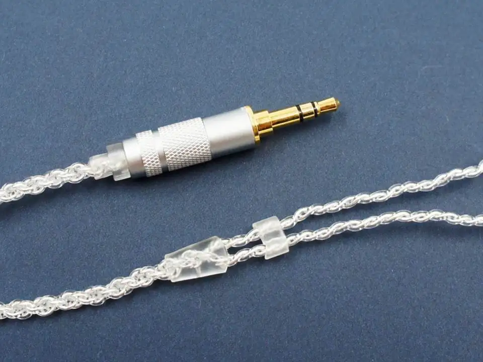 

HiFi Boy OS V3 2-Pin 0.78mm Single Crystal Copper Silver-plated Earphone Cable