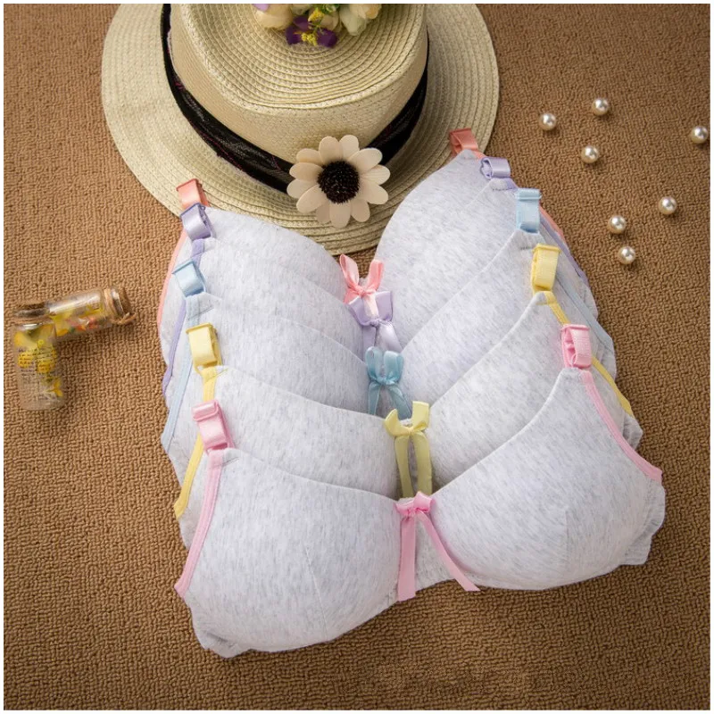 2018 Cotton Baby Girls Bras Comfortable Puberty Girls Underwear Sport