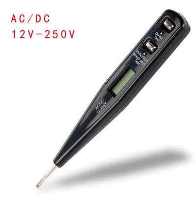 Best Price AC DC 12-250V Voltage Detector Sensor Tester Digital Electric Test Meter Pen New Best Price AC DC 12-250V Voltage Detector Sensor Tester Digital Electric Test Meter Pen New