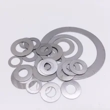 100 Pcs Thickness 0.1mm Flat Washer Ultrathin Gasket Thin Shim Washer Stainless steel M5 M10 M12 M14 M15 M16 M17 M18 M20 M25