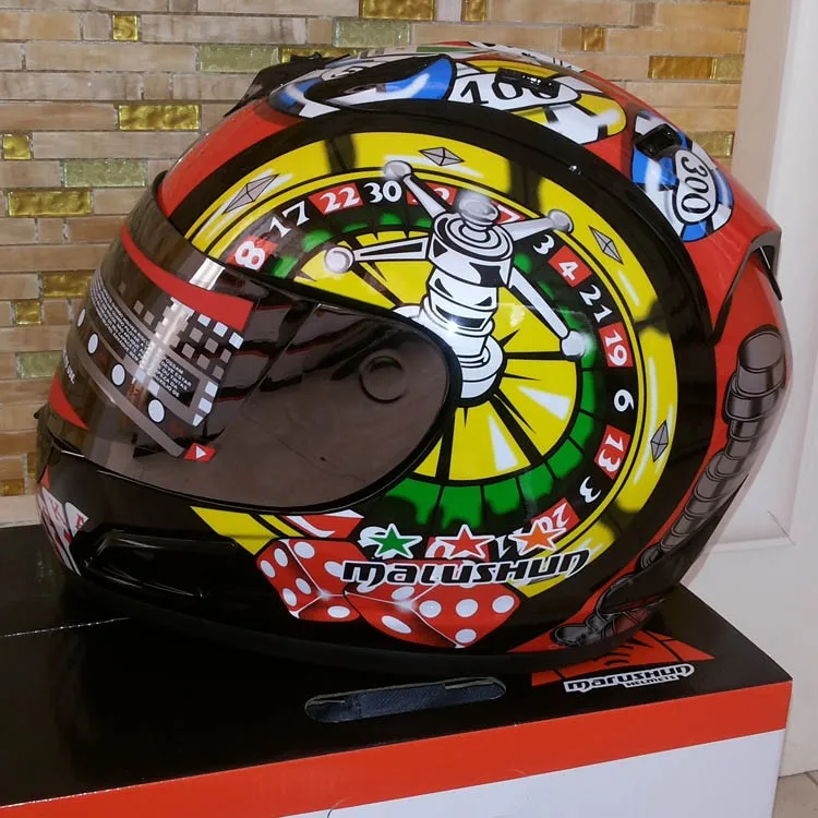 

Motorcycle helmet full face helmet Malu Shen ran helmet helmet Four Seasons personality men and women