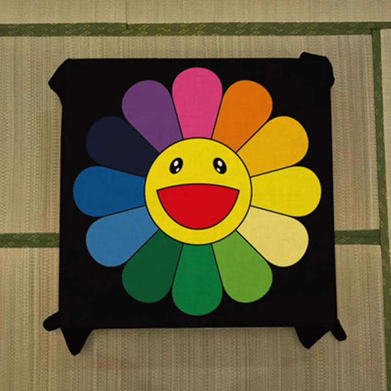 

Takashi Murakami Sunflower Table Cloth KAWS Street Art Fun Fabrics Tablemat Mat Living Room Home Decoration Accessories M718